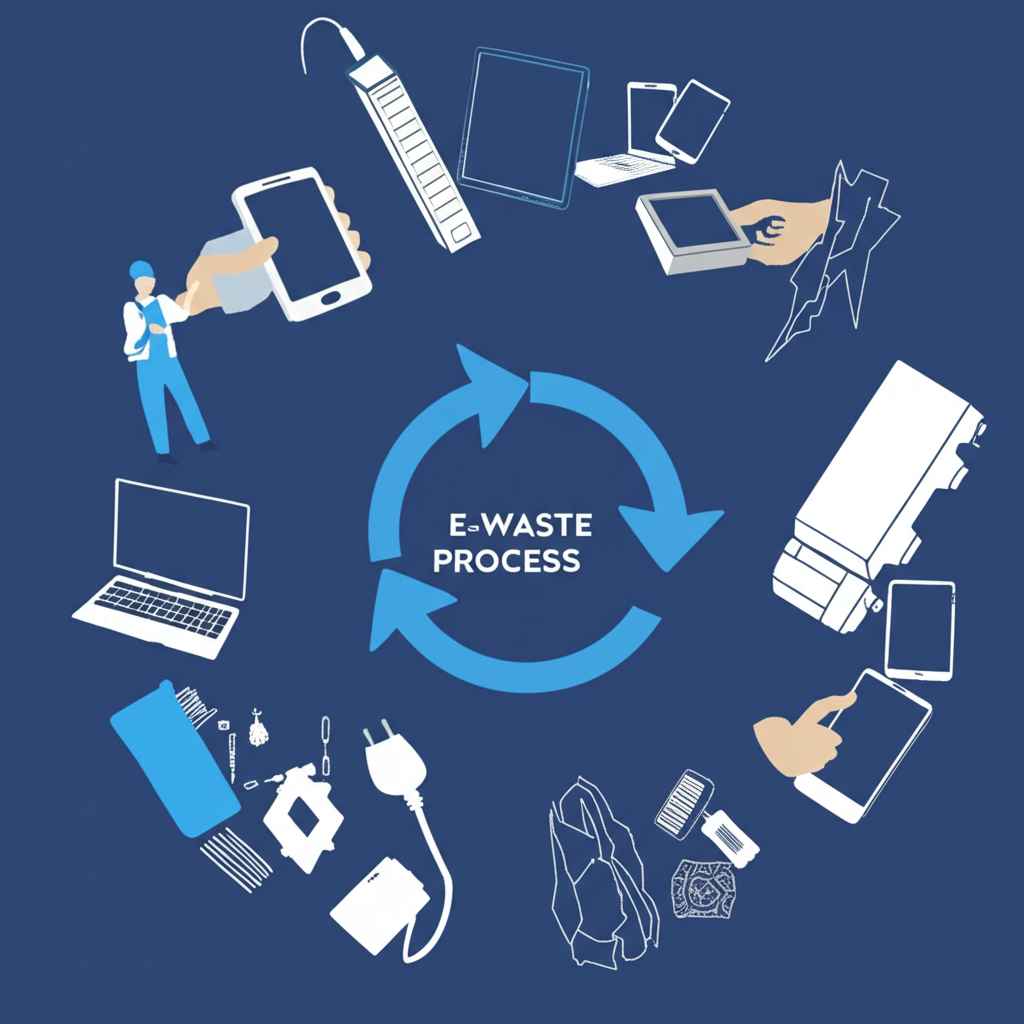 E-waste recycling of IT equipment in Dubai