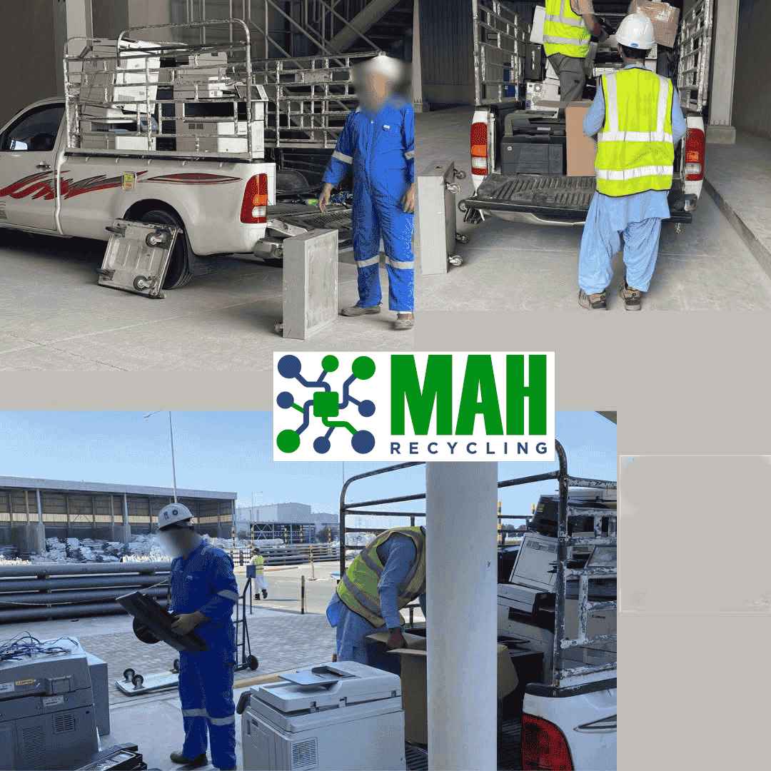 E-waste recycling and electronic scrap collection in Dubai